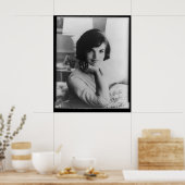 U.S. First Lady Jacqueline Kennedy Portrait Poster (Keuken)