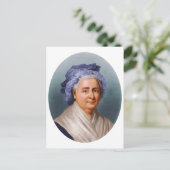 U.S. First Lady Martha Dandridge Custis Washington Briefkaart (Staand voorkant)