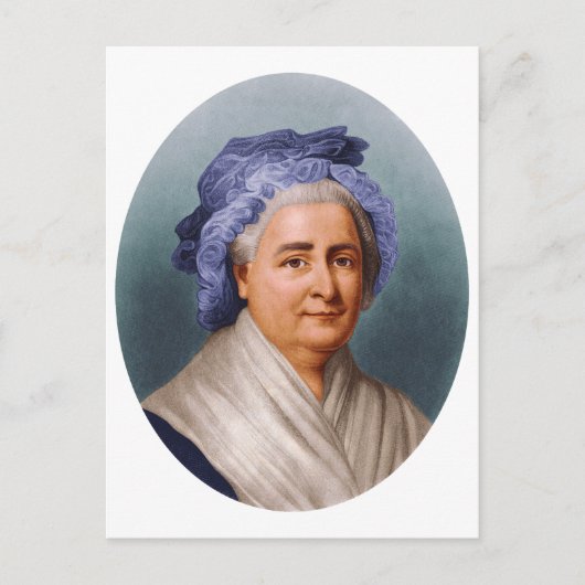 U.S. First Lady Martha Dandridge Custis Washington Briefkaart (Voorkant)