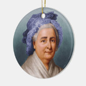 U.S. First Lady Martha Dandridge Custis Washington Keramisch Ornament (Links)