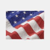 U.S. Flag Fleece Blanket, 30 x 40 inch Deken (Voorkant (Horizontaal))