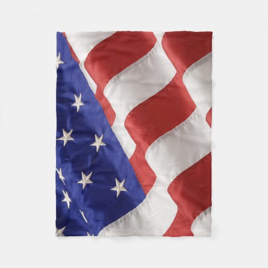 U.S. Flag Fleece Blanket, 30 x 40 inch Deken (Voorkant)
