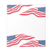U.S. Flag Notitieblok (Voorkant)
