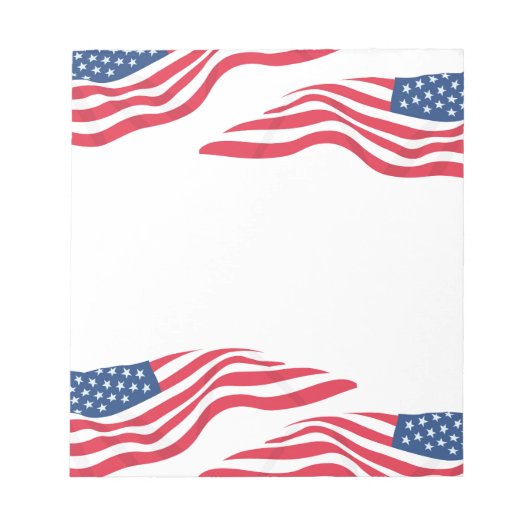 U.S. Flag Notitieblok (Voorkant)