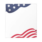 U.S. Flag Notitieblok (Voorkant)