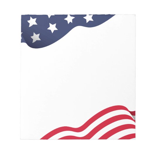 U.S. Flag Notitieblok (Voorkant)