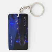 U.S. Grant Bridge acryl sleutelhanger (achterkant)