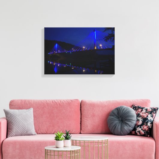 U.S. Grant-brug canvasprint Canvas Afdruk (Insitu (Woonkamer))