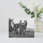 U.S. Horse Artillery, 1863 Briefkaart (Staand voorkant)
