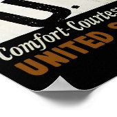 U.S.L. ~ Comfort, met dank, veiligheid, snelheid Poster (Hoek)