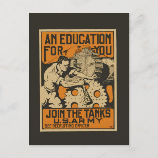 U.S. Leger die Briefkaart aanwerven