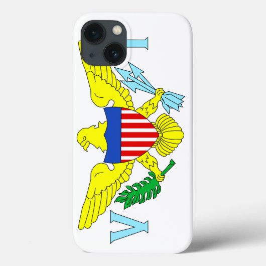 U.S. Maagdelijke Eilanden Case-Mate iPhone Case (Achterkant)