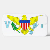 U.S. Maagdelijke Eilanden Case-Mate iPhone Case (Achterkant (horizontaal))
