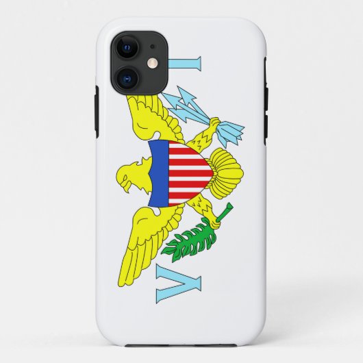 U.S. Maagdelijke Eilanden Case-Mate iPhone Case (Achterkant)