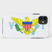 U.S. Maagdelijke Eilanden Case-Mate iPhone Case (Achterkant (horizontaal))