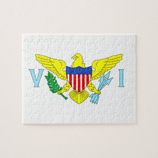 U.S. Maagdelijke Eilanden Legpuzzel (Horizontaal)