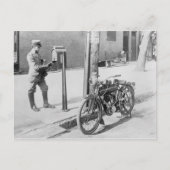 U.S. Mailman & Motorcycle Briefkaart (Voorkant)