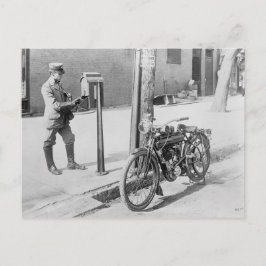 U.S. Mailman & Motorcycle Briefkaart