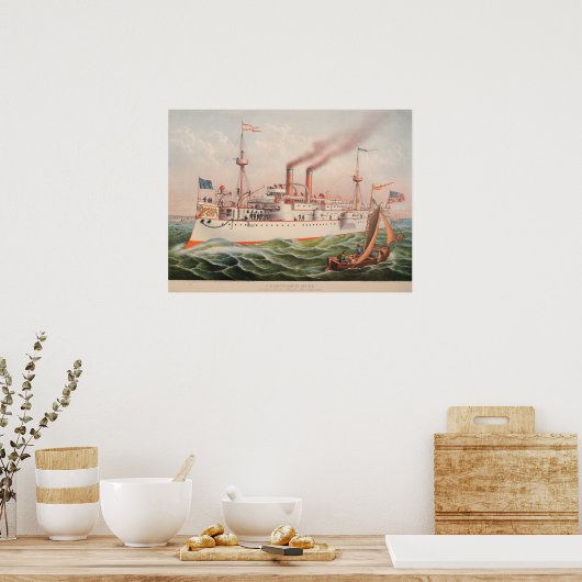 U.S. Maine Poster (Keuken)