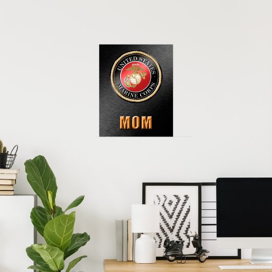 U.S. Marine Corps Ma Poster (Thuiskantoor)