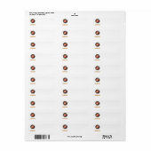 U.S. Marine Corps Semper Fi Address Lable Etiket (Full Sheet)