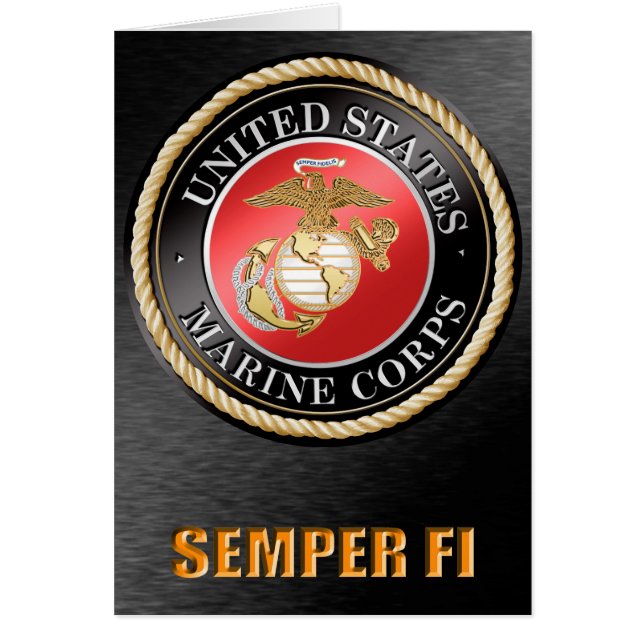 U.S. Marine Corps Semper Fi-kaarten (Voorkant)