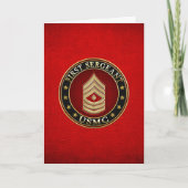 U.S. Marine: Eerste Sergeant ([3D] USMC 1stSgt) Kaart (Voorkant)