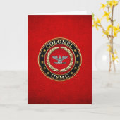 U.S. Marine: Kolonel (USMC [3D] Col.) Kaart (Gele Bloem)
