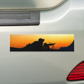 U.S. Marine levert back-up van beveiligingsoperati Bumpersticker (Op auto)