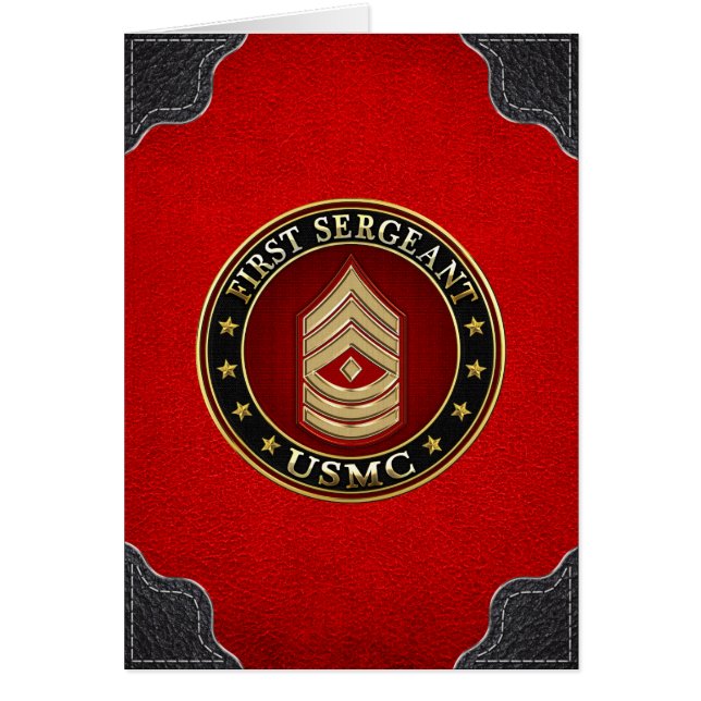 U.S. Marines: Eerste brigadier (USMC 1stSgt) [3D] (Voorkant)