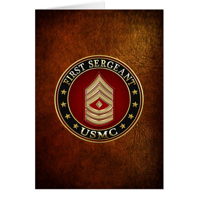 U.S. Marines: Eerste brigadier (USMC 1stSgt) [3D] (Voorkant)