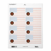 U.S. Marines: Eerste brigadier (USMC 1stSgt) [3D] Etiket (Full Sheet)