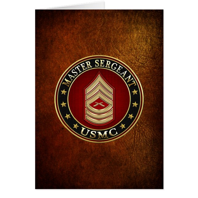 U.S. Marines: Hoofdinspecteur (USMC MSgt) [3D] (Voorkant)