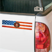 U.S. Marines: Hoofdinspecteur (USMC MSgt) [3D] Bumpersticker (Op Truck)