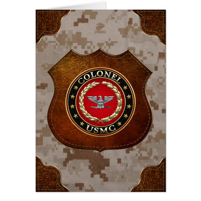 U.S. Marines: Kolonel (USMC Kol) [3D] (Voorkant)