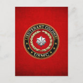 U.S. Marines: Luitenant-kolonel (USMC LtCol) [3D] Briefkaart (Voorkant)