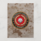 U.S. Marines: Luitenant-kolonel (USMC LtCol) [3D] Briefkaart (Voorkant)