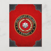 U.S. Marines: Luitenant-kolonel (USMC LtCol) [3D] Briefkaart (Voorkant)