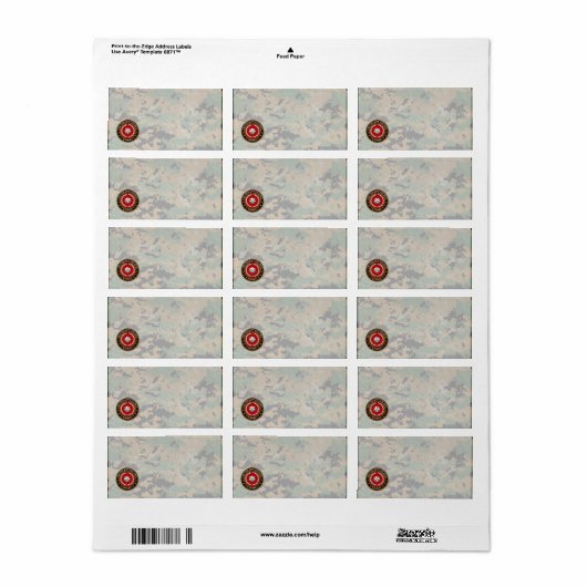 U.S. Marines: Luitenant-kolonel (USMC LtCol) [3D] Etiket (Full Sheet)