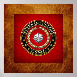U.S. Marines: Luitenant-kolonel (USMC LtCol) [3D] Poster