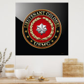 U.S. Marines: Luitenant-kolonel (USMC LtCol) [3D] Poster (Keuken)
