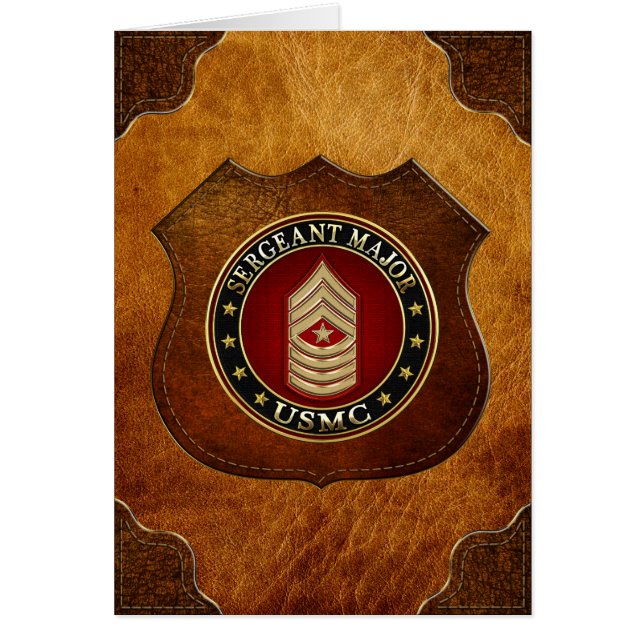 U.S. Marines: Sergeant-majoor (USMC SgtMaj) [3D] (Voorkant)