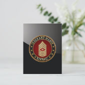 U.S. Marines: Sergeant-majoor (USMC SgtMaj) [3D] Briefkaart (Staand voorkant)