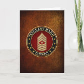 U.S. Marines: Sergeant-majoor (USMC SgtMaj) [3D] Kaart (Voorkant)