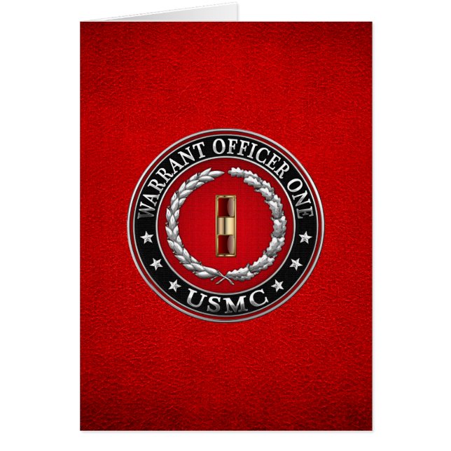 U.S. Marines: Warrant Officer One (USMC WO-1) [3D] (Voorkant)