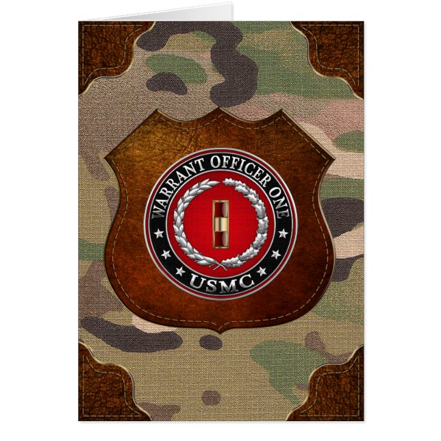 U.S. Marines: Warrant Officer One (USMC WO-1) [3D] (Voorkant)