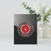 U.S. Marines: Warrant Officer One (USMC WO-1) [3D] Briefkaart (Staand voorkant)