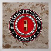 U.S. Marines: Warrant Officer One (USMC WO-1) [3D] Poster (Voorkant)
