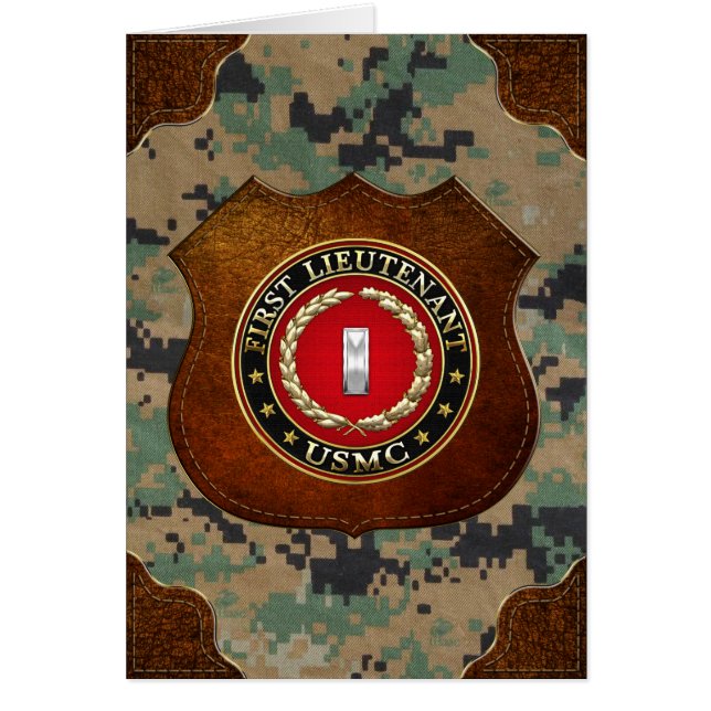 U.S. Mariniers: Eerste Luitenant (USMC 1stLt) [3D] (Voorkant)