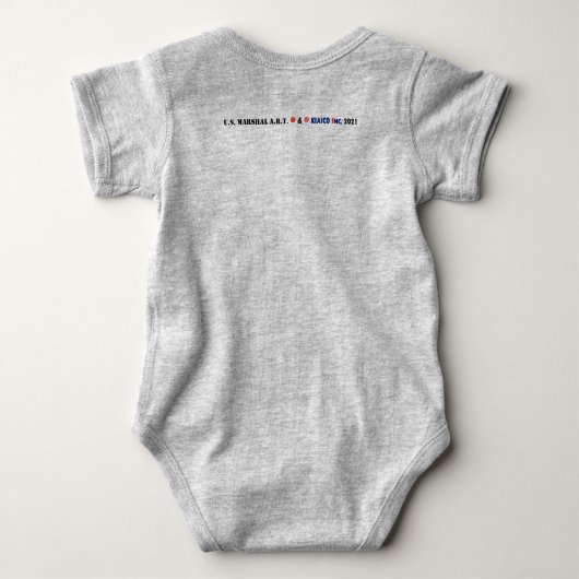 U.S. MARSHAL A.R.T. INFANTWOORD 2021 ROMPER (Achterkant)
